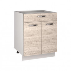 Кухонный шкаф-стол Alesia 2D1S/60-F1 сосна винтаж